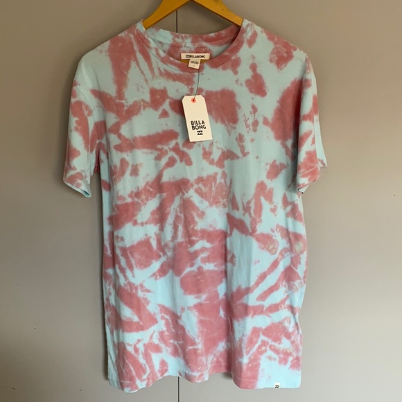 Billabong Tops - NWT Billabong Hello Tee Multi Shirt Tie Dye Size 6